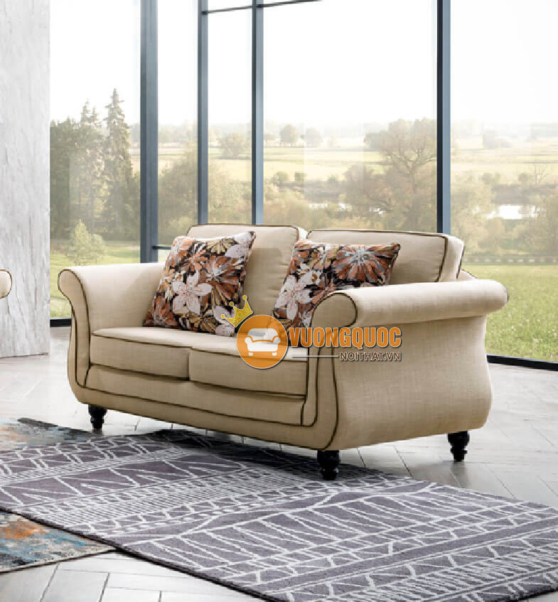 bộ sofa phòng khách màu kem sang trọng CSM 6259-1